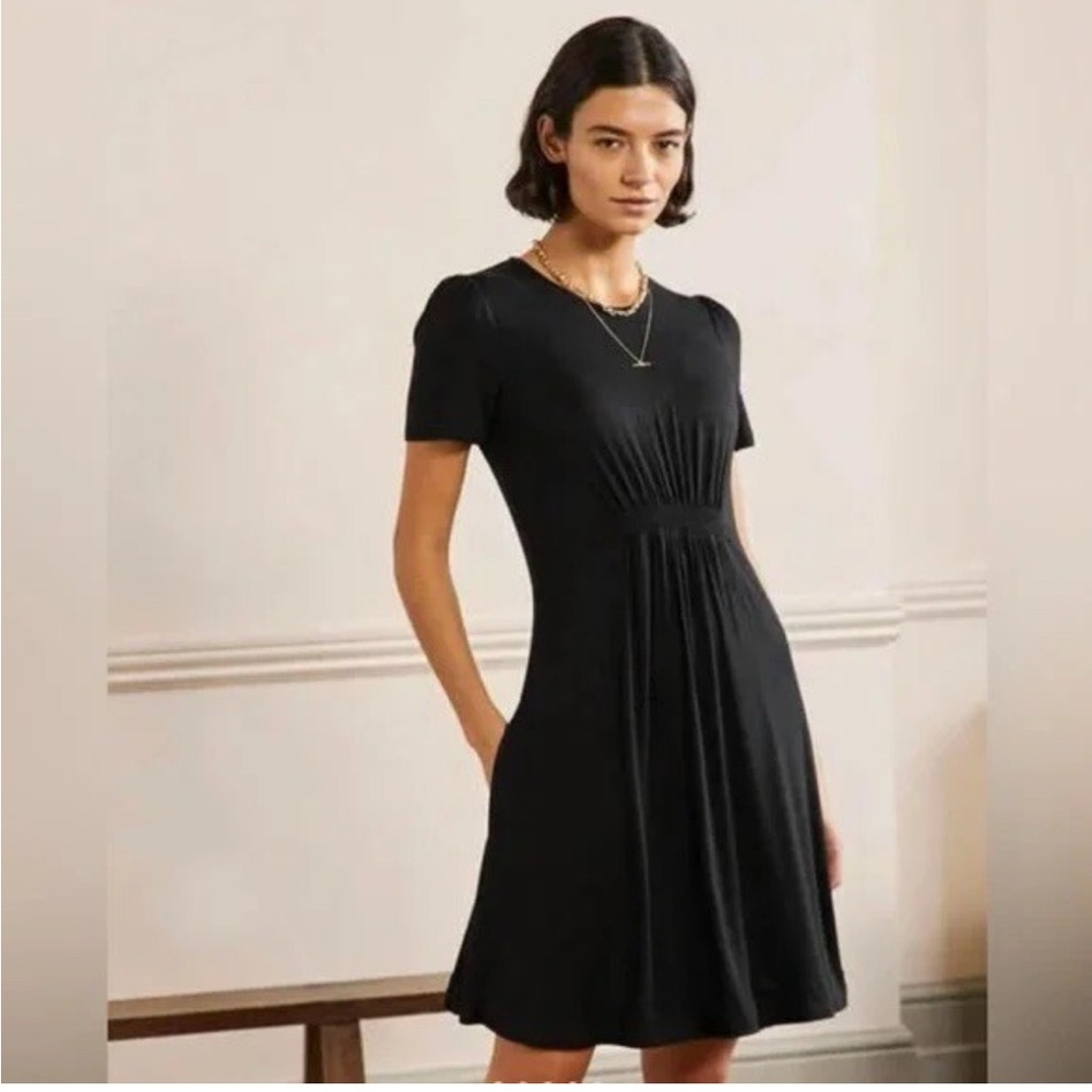 Boden Black Midi Dress